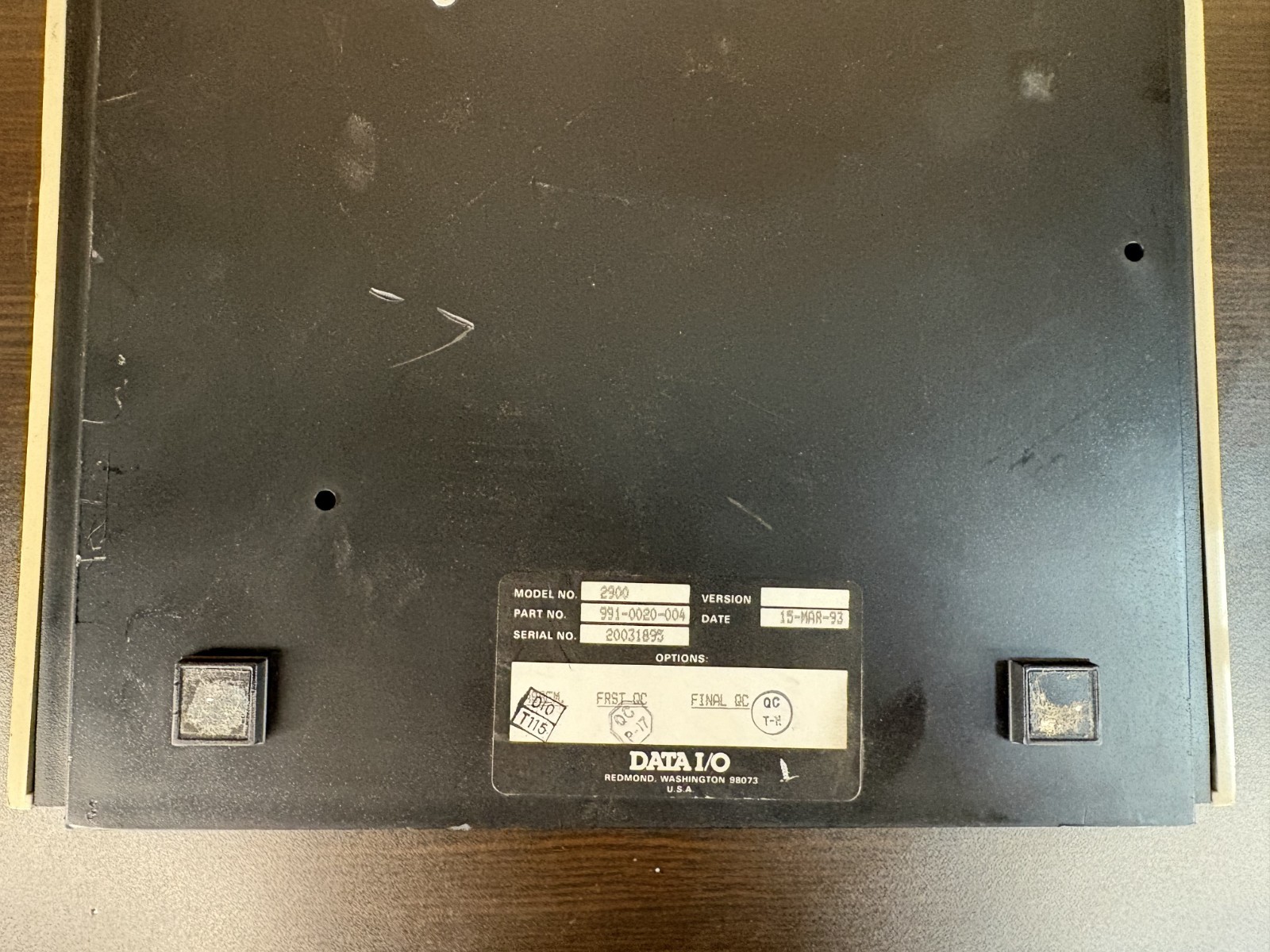 Data I/O 2900 Universal Programmer w/ DIP Socket Boots Self Test Pass