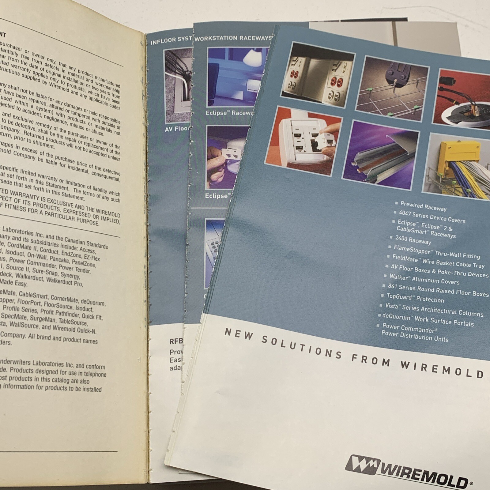 Vintage 2004 Wiremold Walker Products Buyer Guide Catalog Order Book