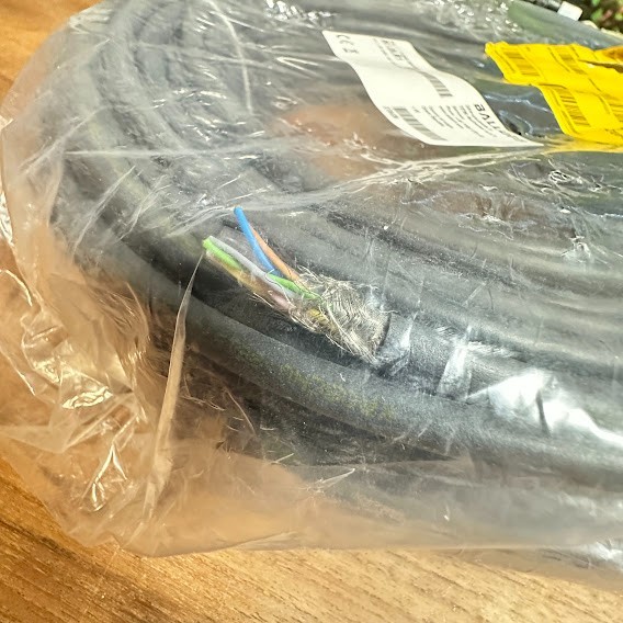 BALLUFF BCC0LR1 PUR Shielded 8 Pin Single Ended Cordset M12x1-Female A Coded 50M