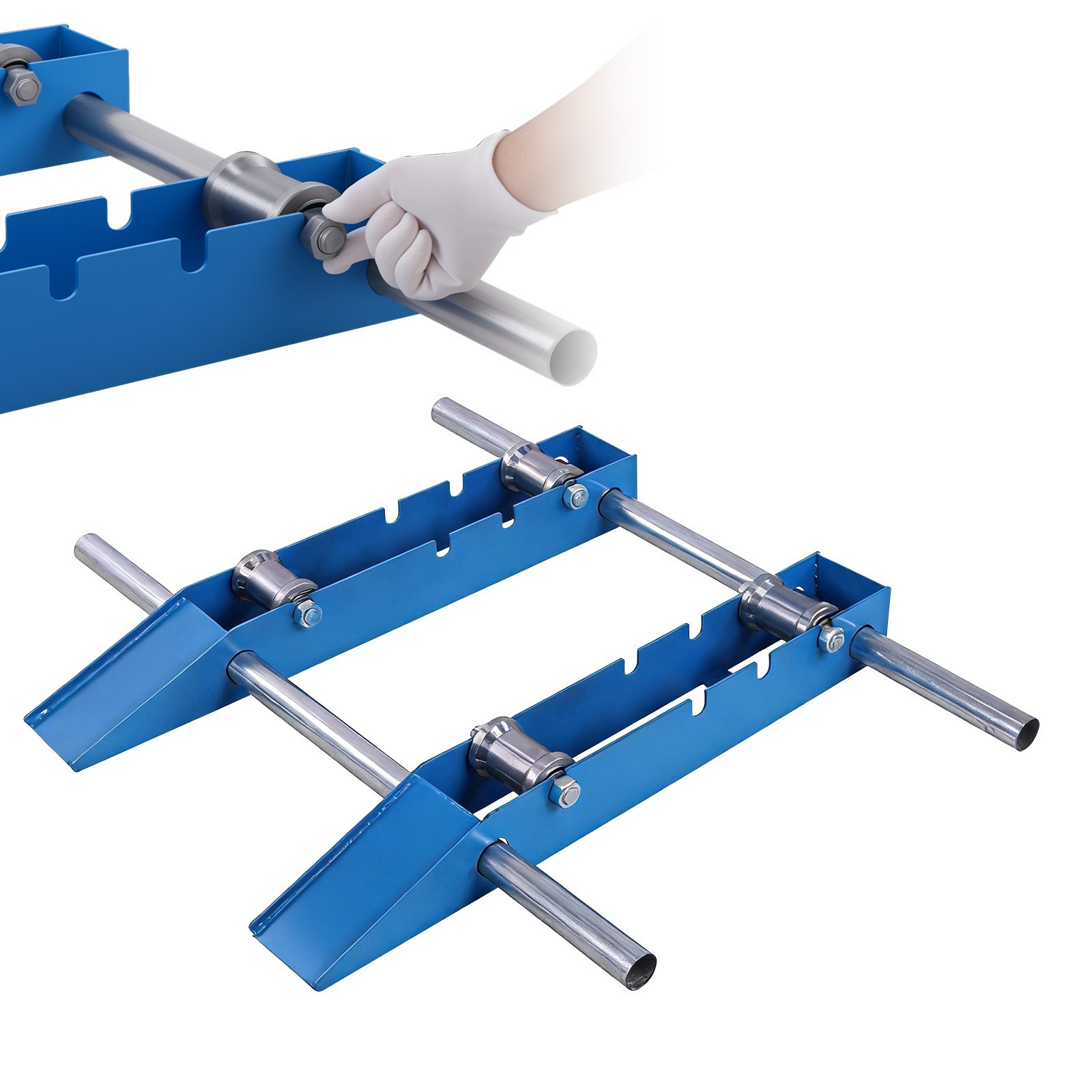 Wire Cable Reel Roller Stand 3307 LBS Commercial Industrial Steel Wire Dispenser