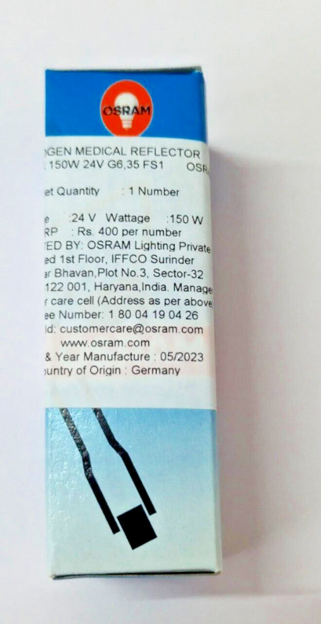 OSRAM HLX 24V 150W G6.35 64640 HALOGEN DISPLAY LAMP