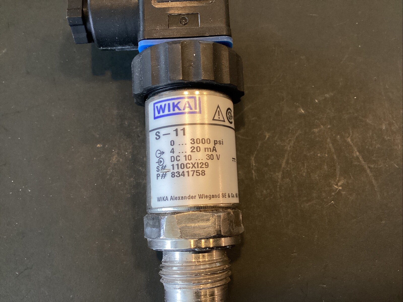 WIKA S11 Flush Diaphragm Pressure Transmitter 8341758 110CX129 3000 PSI G1N