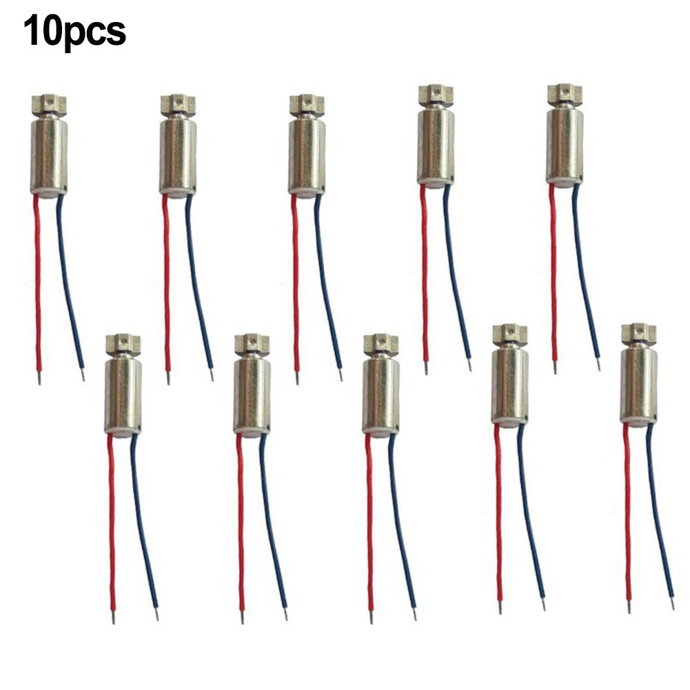 10pcs DC 1.5V-3V/8000RPM Vibration Motor Vibration Coreless Cup Brush Motor