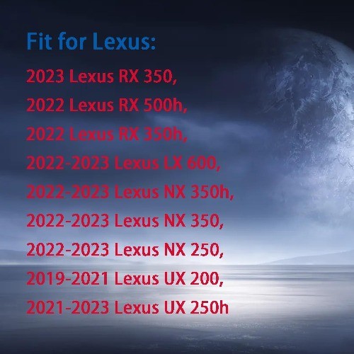 Silicone Key Fob Cover with 4 Buttons for 2018-2024 Lexus 500 50 Color: Purple