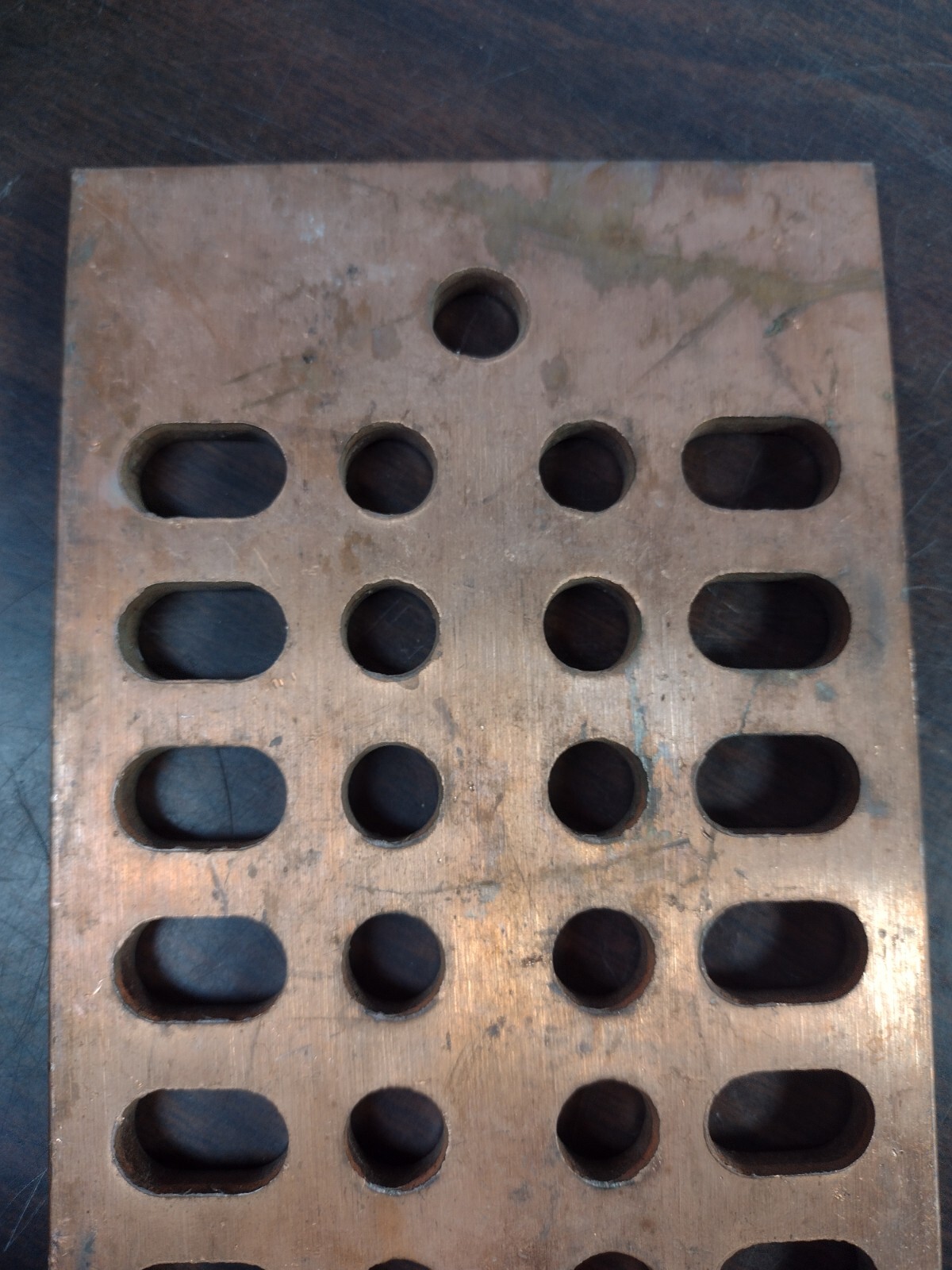 allG COPPER GROUND BAR 1/4″ x 4″ x 12″ BUSBAR 3/8″ STUD HOLES NEW NO BOX