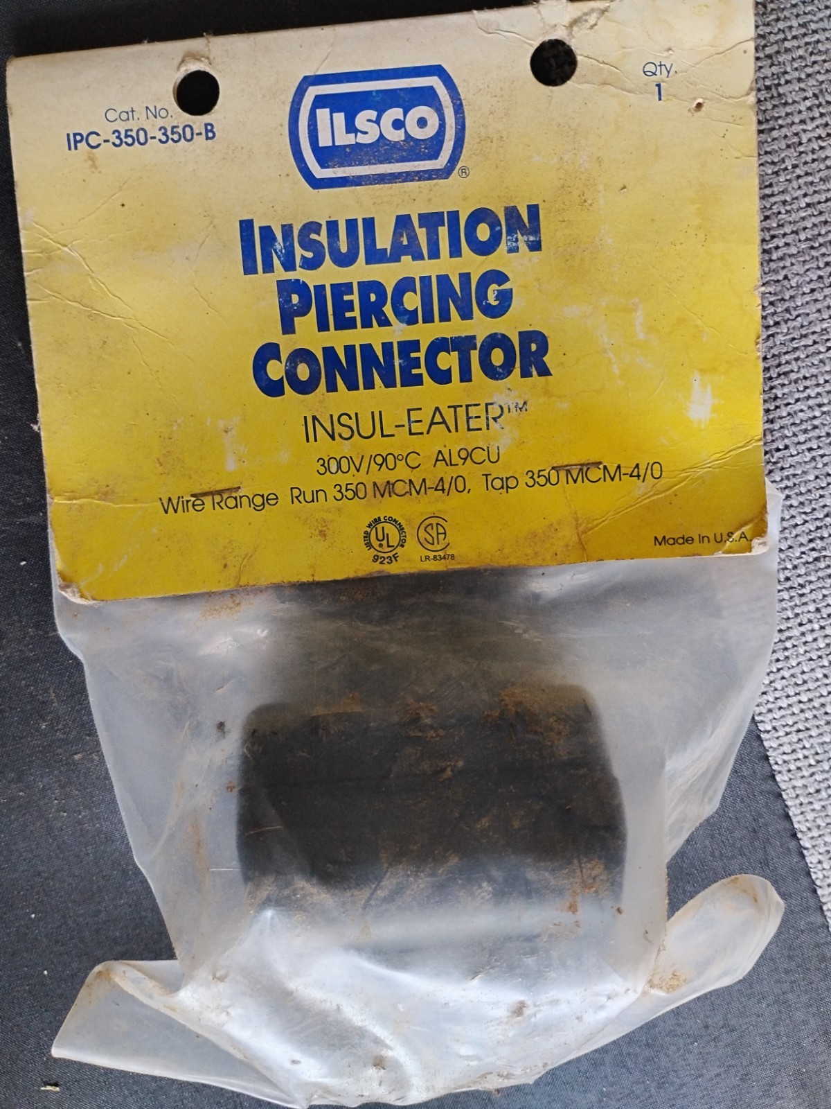 ILSCO IPC-350-350-B New In Package Piercing Lug