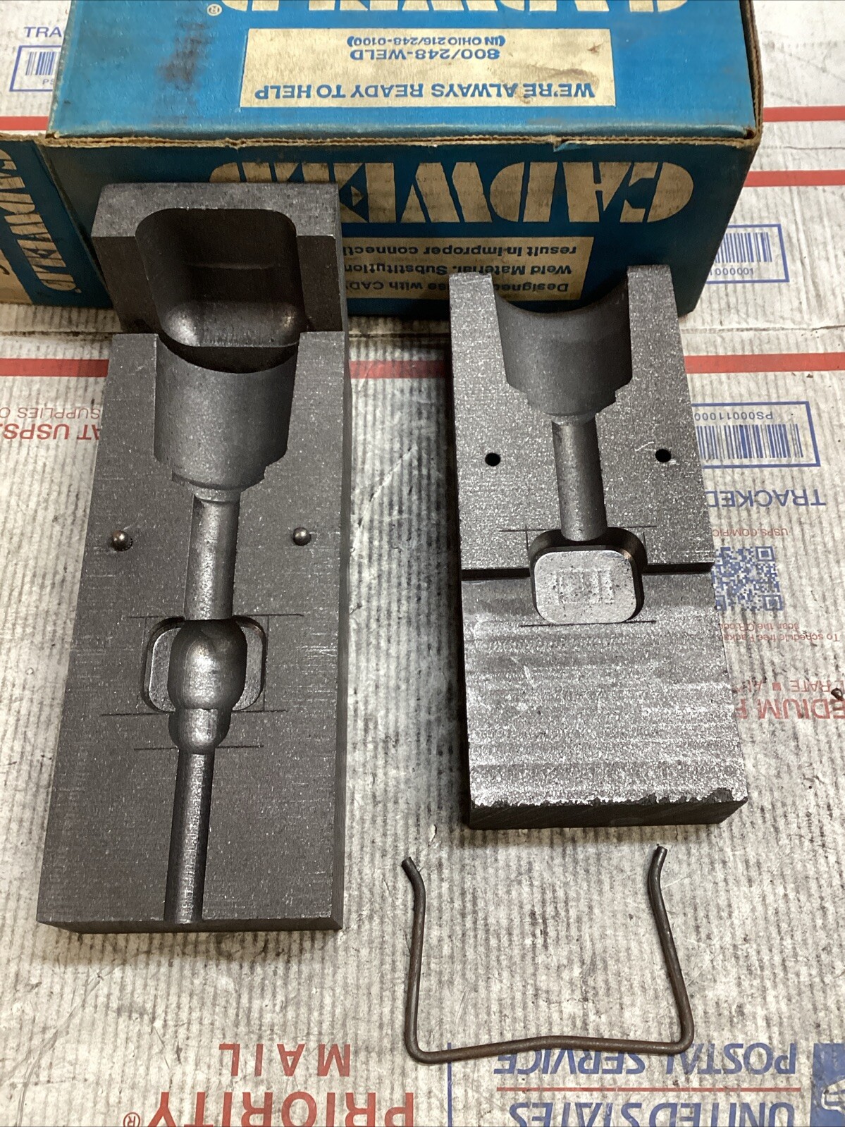 ERICO CADWELD IP-C LLC-EK2C MOLD 1/4 x 3 + CONC RUN & TAP #115 CART ED4U 3295