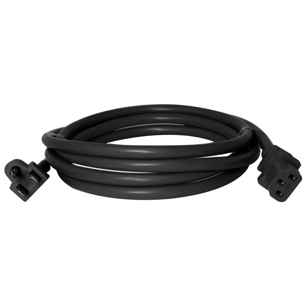 AC Power Cord, 5-15P to C13, 6 ft, 10A/125V, 18/3 AWG – Iron Box # IBX-4908-06