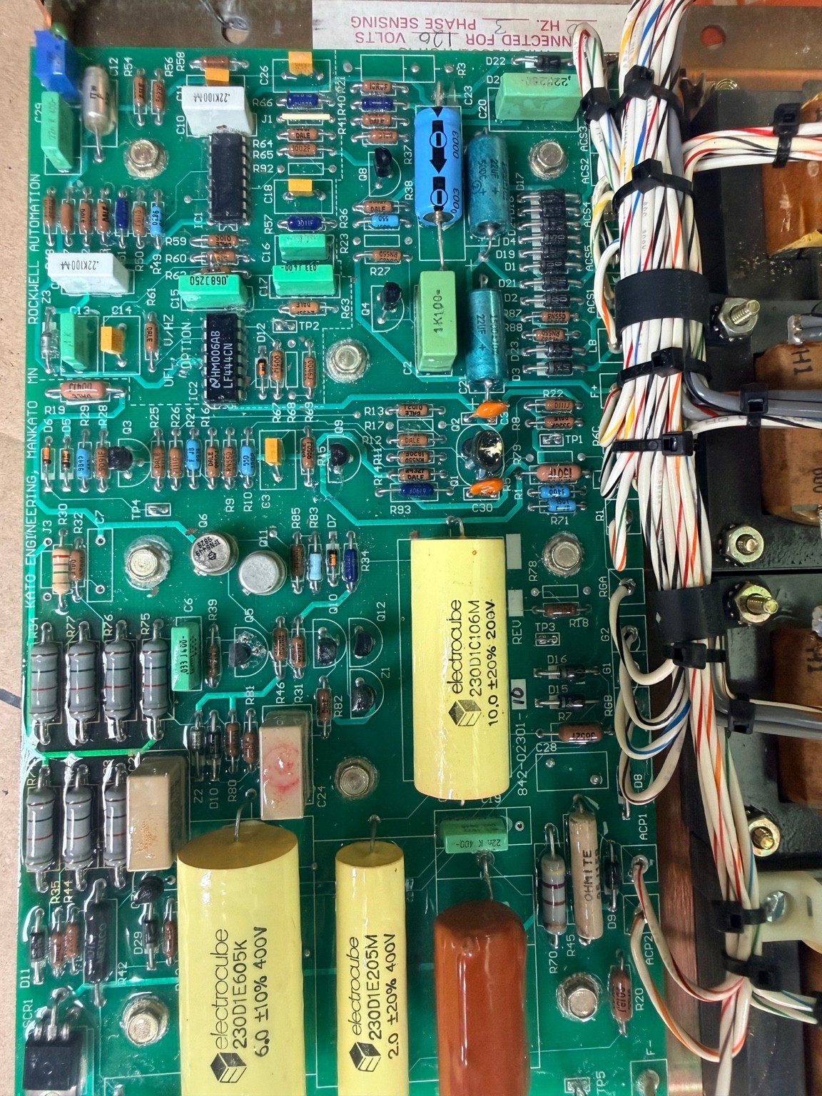 Kato Engineering KCR-760 AVR Voltage Regulator 125VDC Industrial Generator Contr