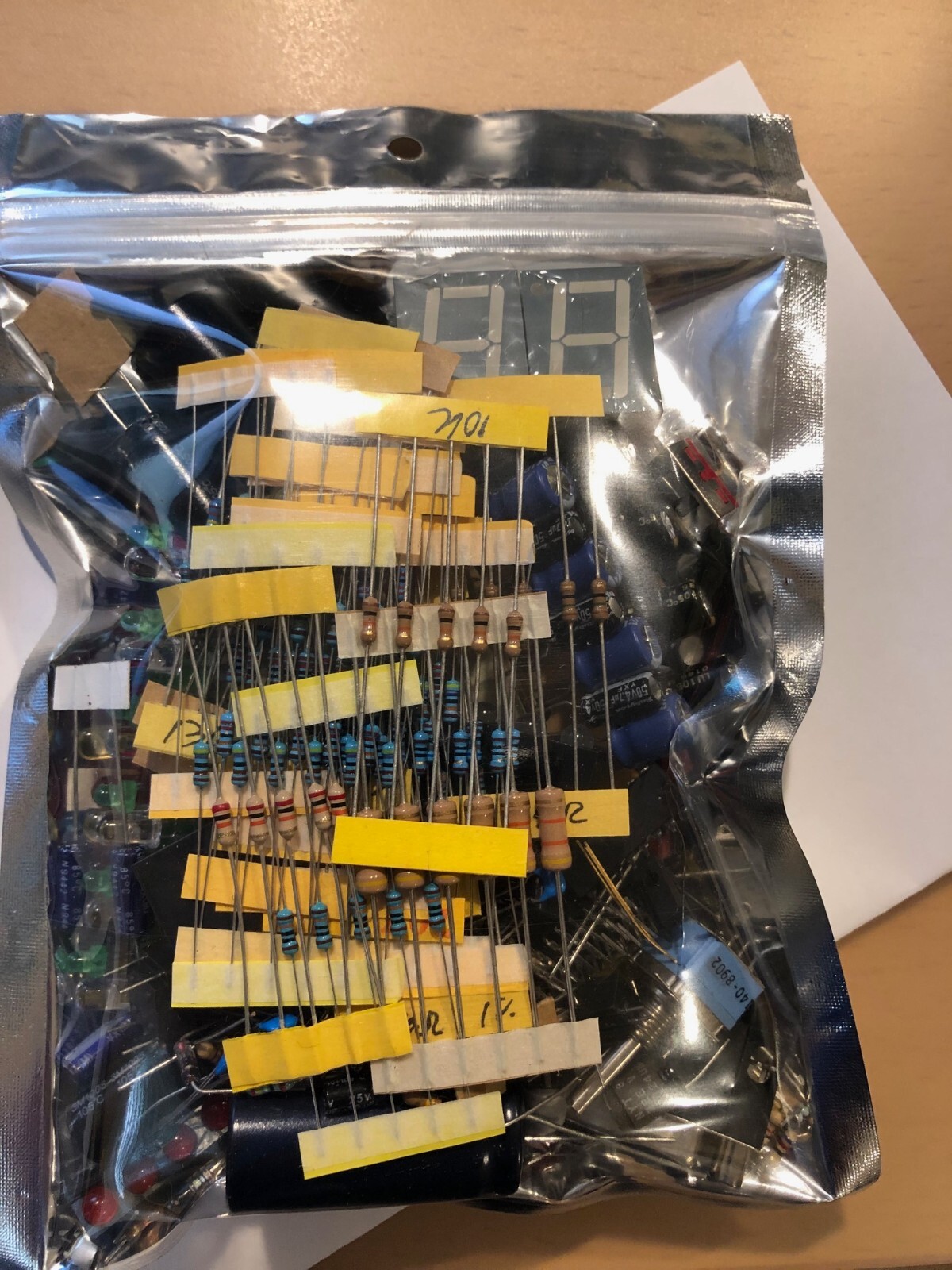 1/2 POUND LOT ELECTRONIC COMPONENT PARTS LARGE SELECTION of TINKER DIY NEW PARTS