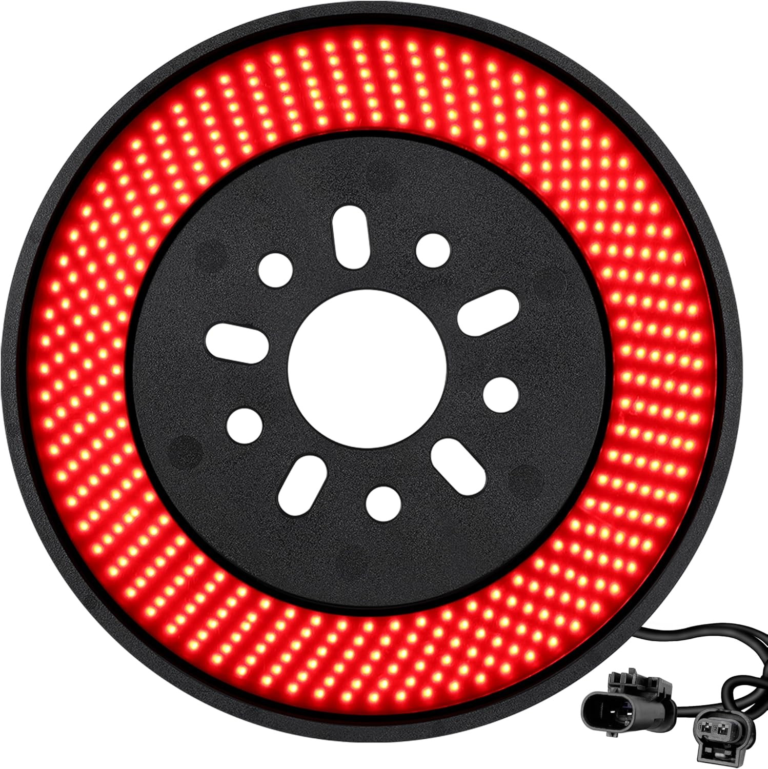Spare Tire Brake Light for 2018-2025 Jeep Wrangler JL JLU 405 LEDs Super Bright