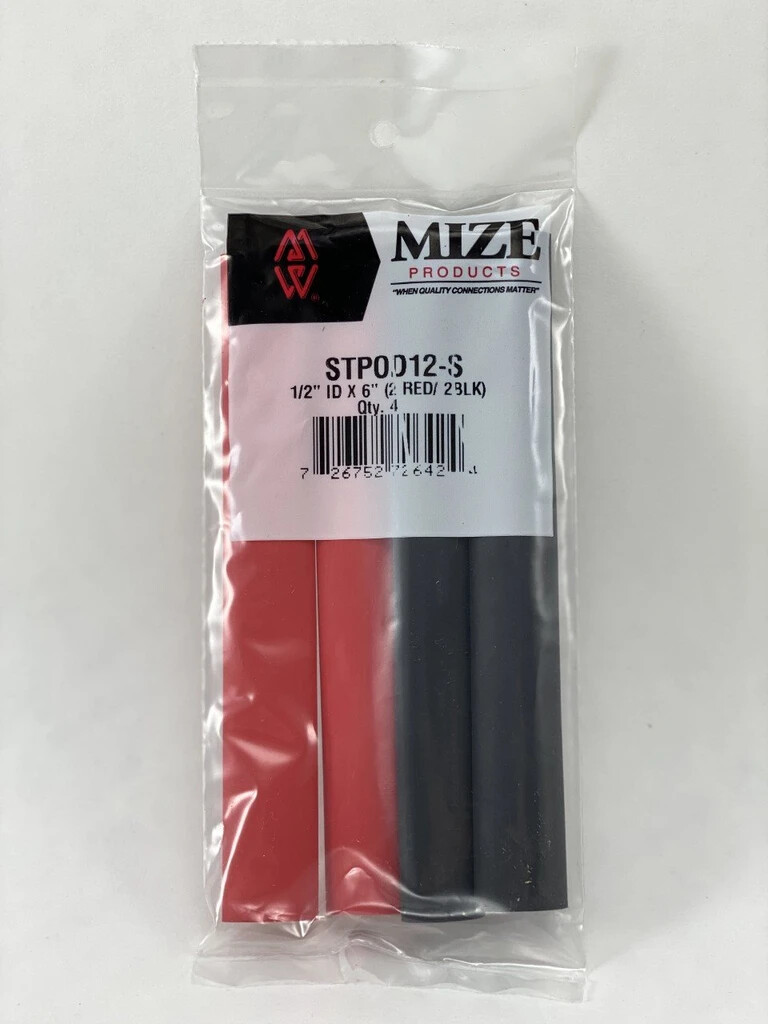 Mize Polyolefin Dual Wall Heat Shrink Tubing w/ Adhesive Choose From 6 Sizes