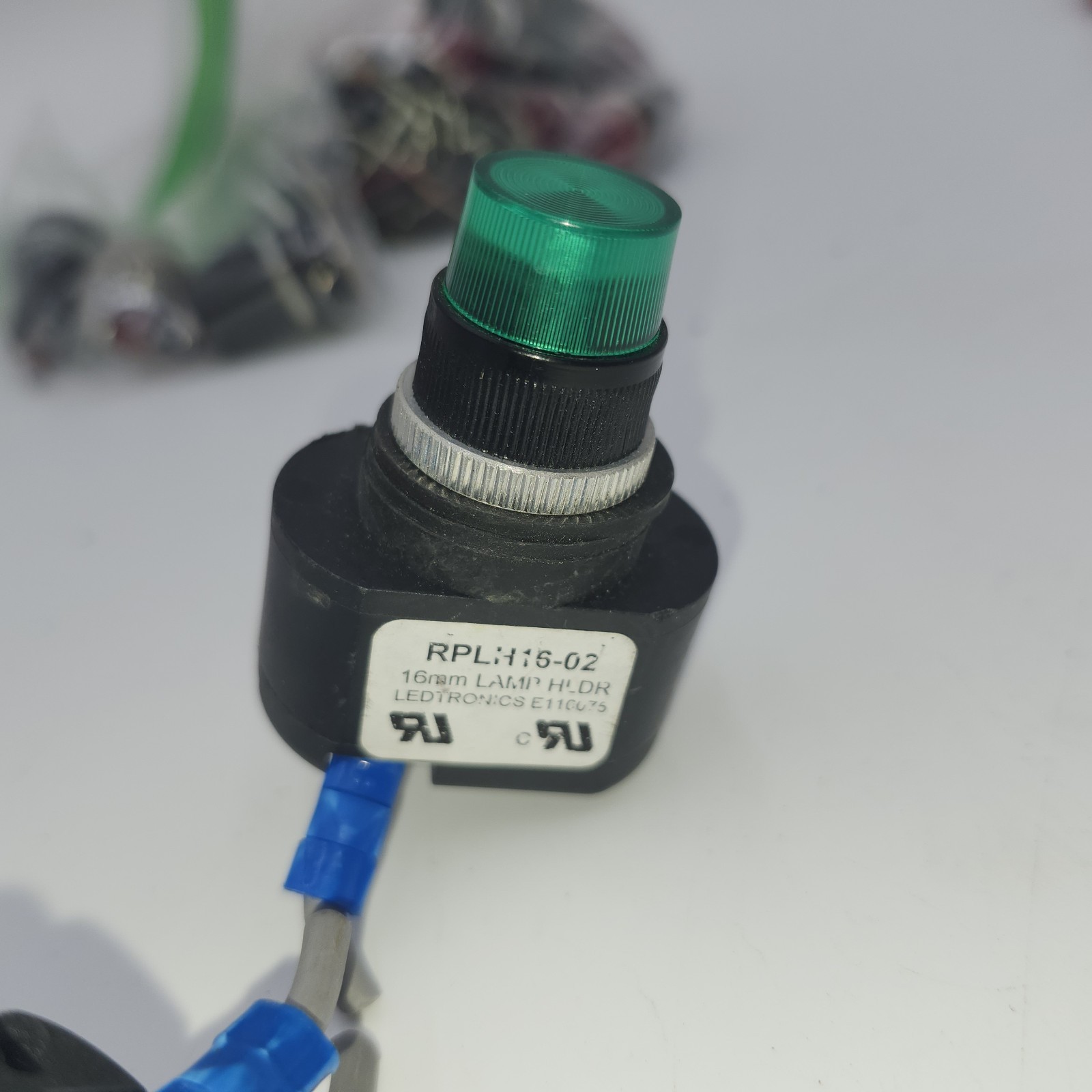 LEDTRONICS RPLH16-02 16MM LAMP 16mm Green & Red LED Panel Mount Indicator Light