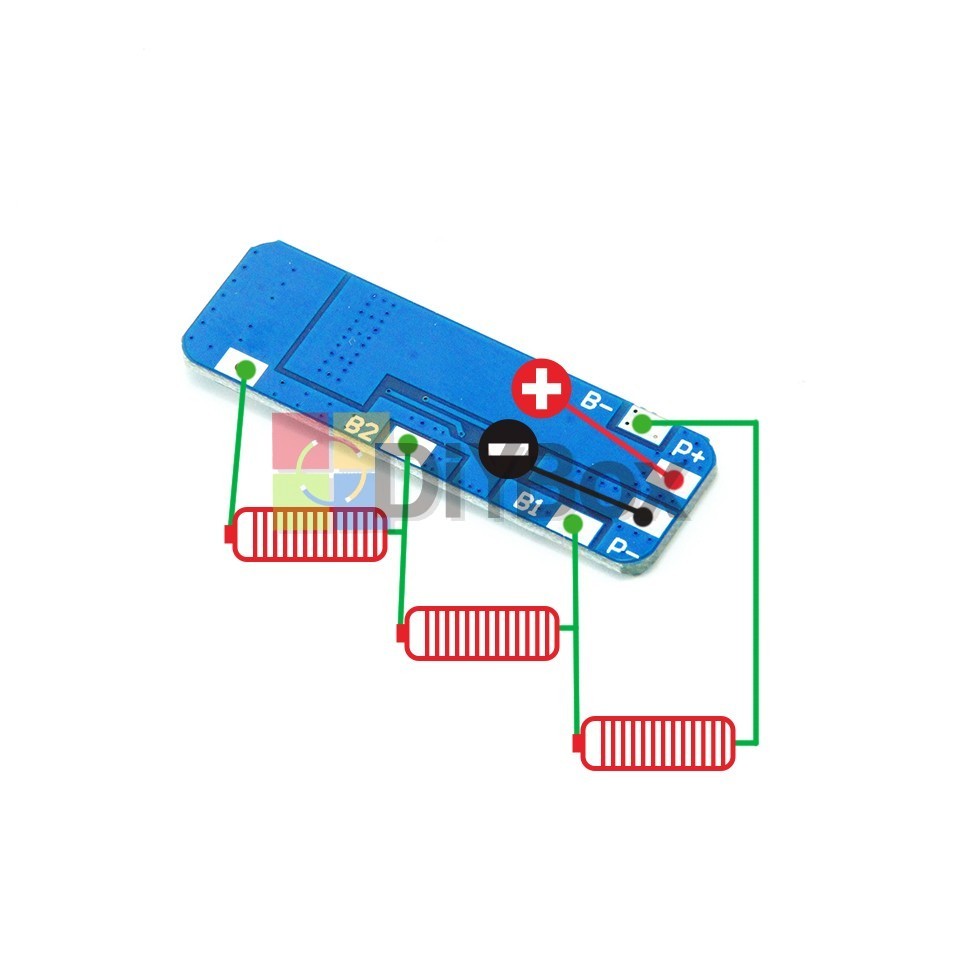 10Pcs 3S 10A BMS Charger Li Battery Protection Board Circuit Board 10.8V 12.6V