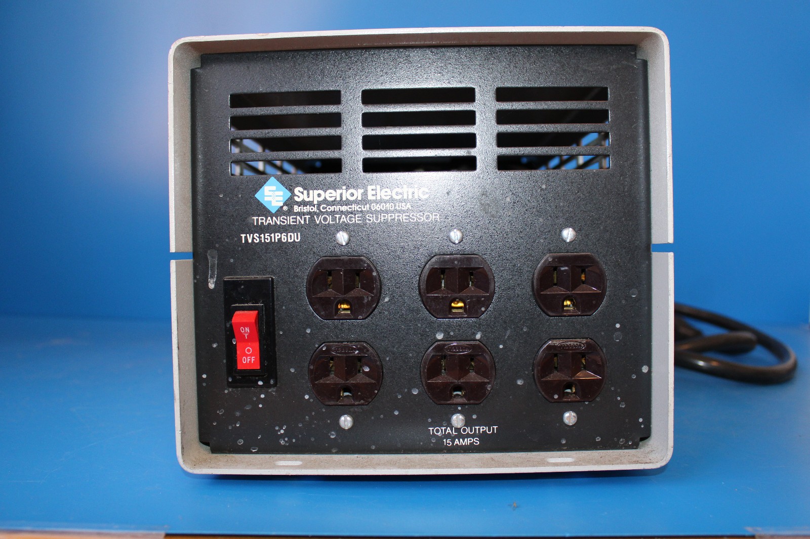 Superior Electric 6-Output Transient Surge Voltage Suppressor TVS151P6DU 15Amp