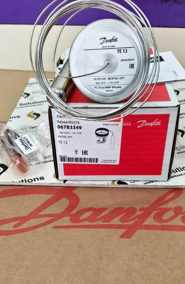 1PC- Danfoss 067B3349 Element for expansion valve TE 12, R404A/R507A- NEW