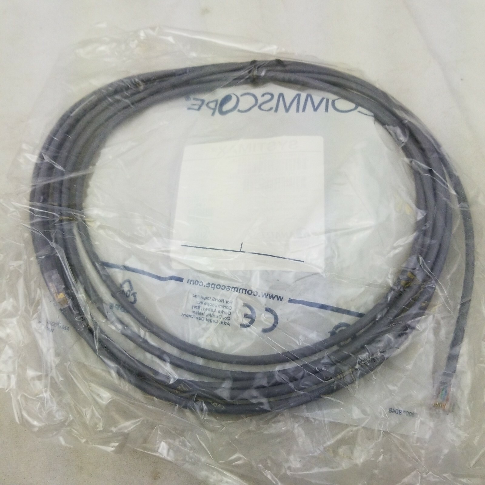 NEW COMMSCOPE CPC6642-03F015 15′ FT Gray CAT 5E MODULAR PATCH CORD