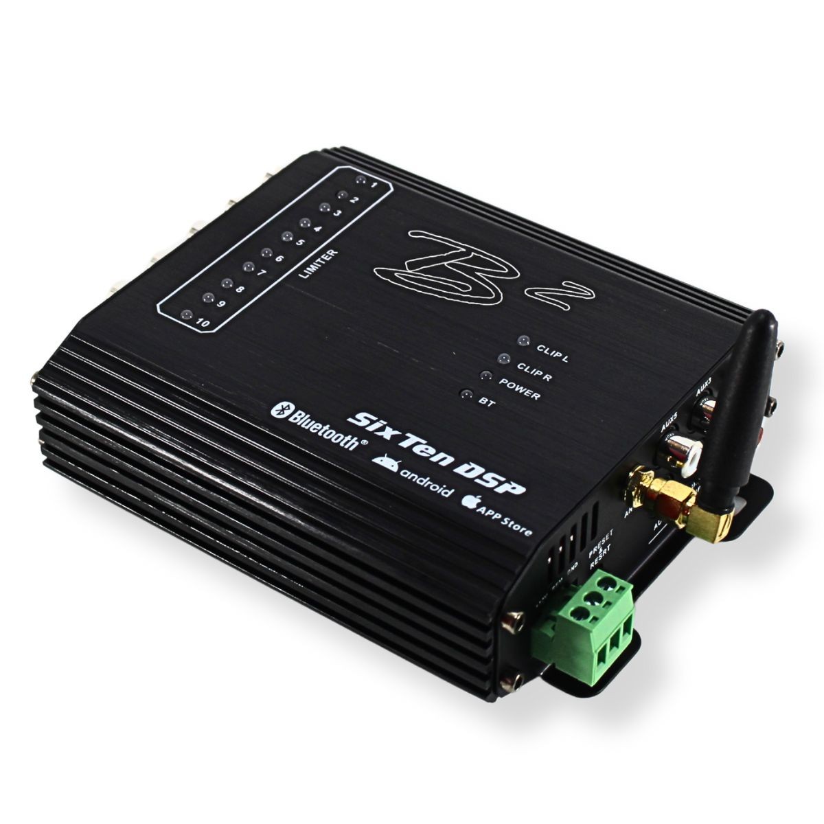 B2 Audio Black 4v 10 Channel DSP with Bluetooth iOS/Android App 96 KHz – 32 Bit
