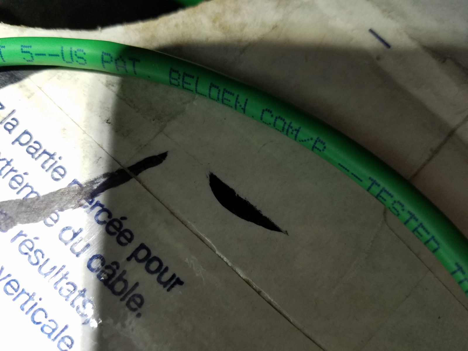 Belden 1701A 24/4P Bonded Pair DataTwist Cat5E Network Cable CMP Green /100ft