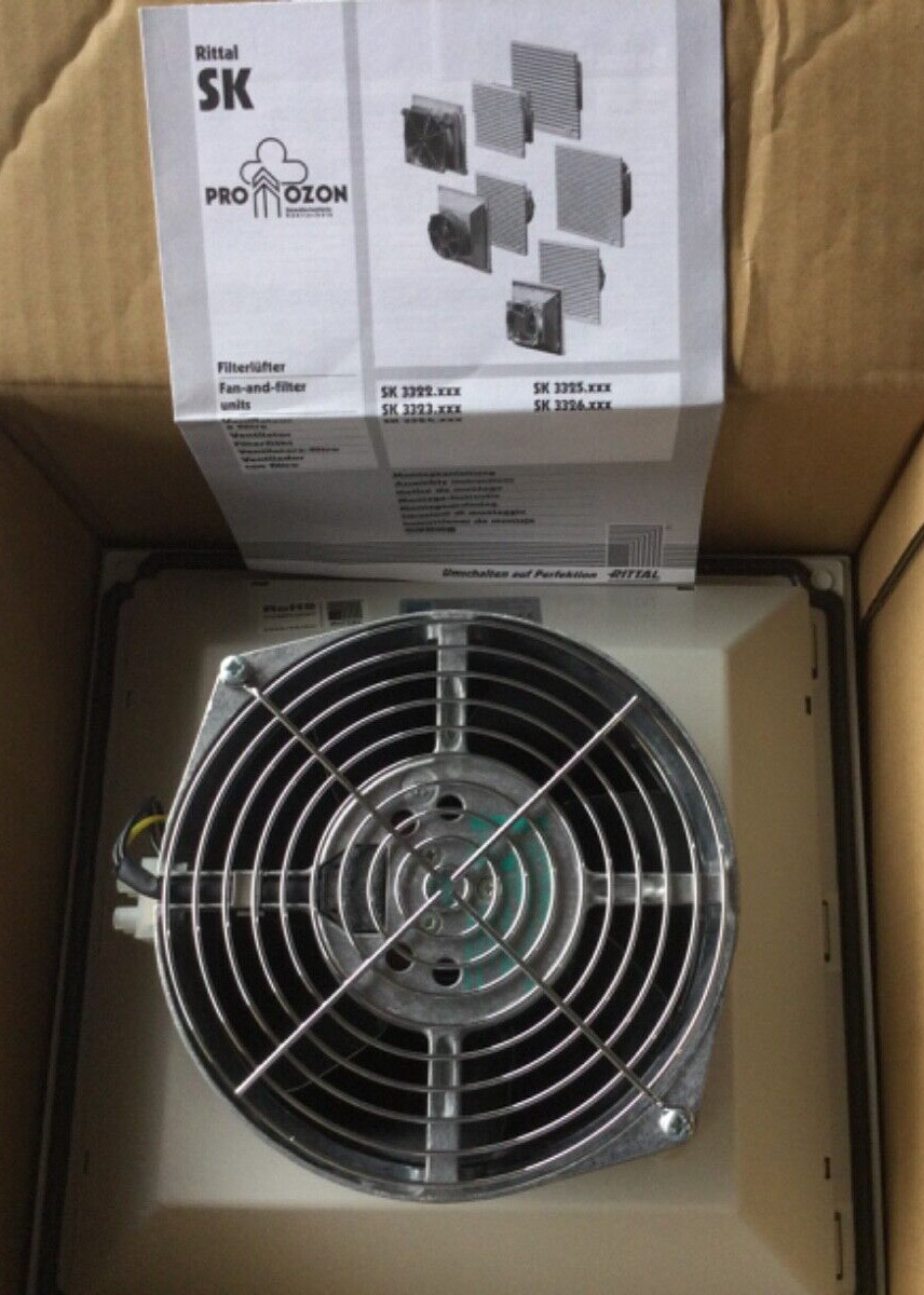 One New SK 3325107 Rittal Fan To Filter Expedited Shipping