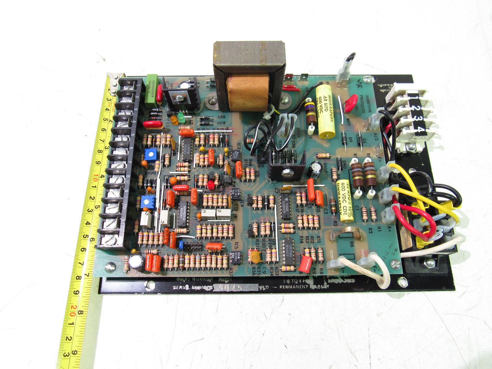 HPC 700326 VARI SPEED 180 CIRCUIT BOARD ASSEMBLY 0-100VDC ***XLNT***