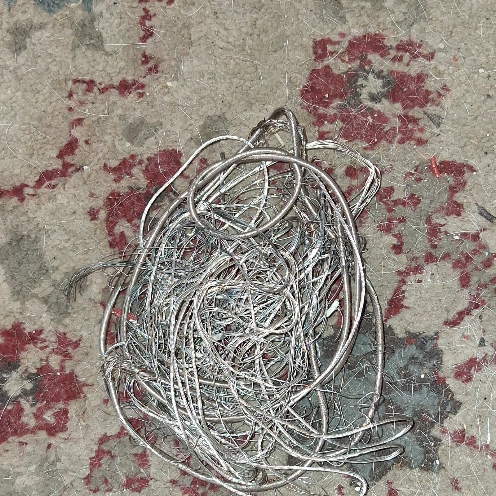 Mixed Lot Electrical Wire Scrap Assorted Colors Types Various Lengths