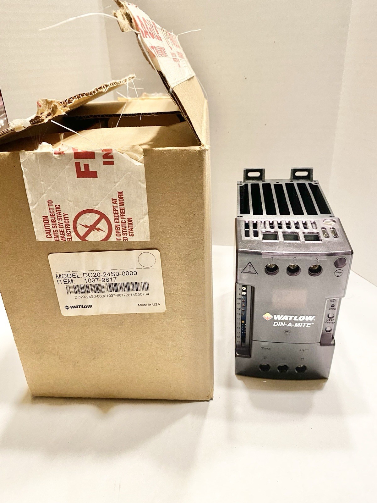 WATLOW DIN-A—MITE POWER CONTROLLER DC20-24S0-0000 / DC2024S00000 (0pen Box)