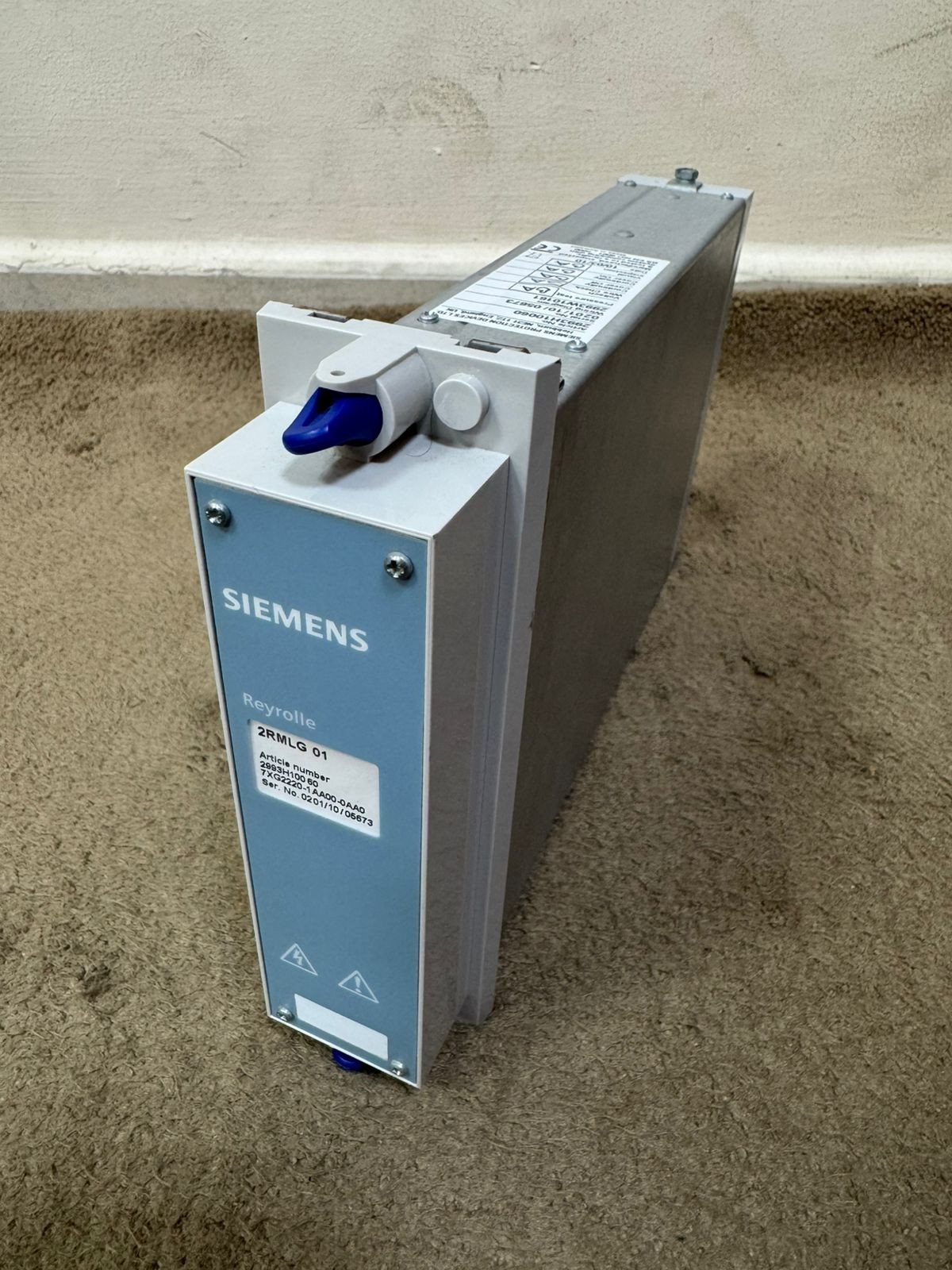 Siemens / Ancillary Equipment 2RMLG 01 / 2993H100 60 / 7XG2220-1AA00-0AA0
