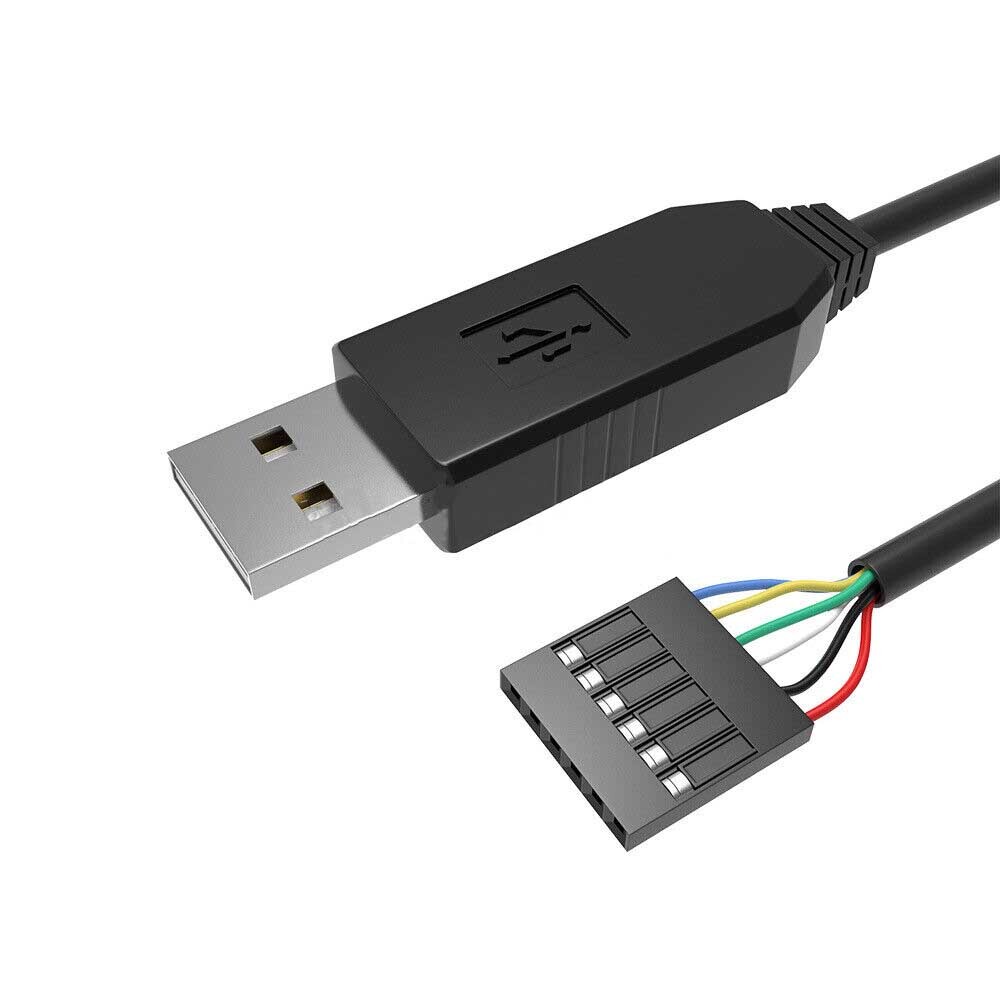 2pcs 1M FTDI FT232RL USB to Serial Adapter Module USB to TTL RS232 Cable 6Pin