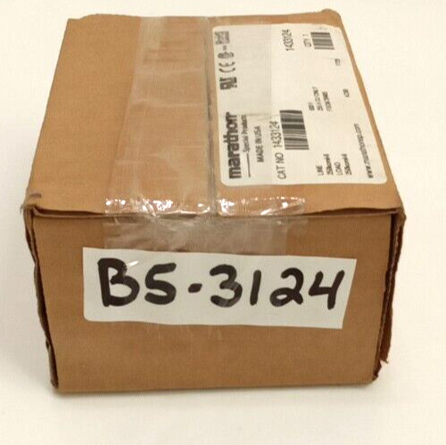 Marathon 1433124 Power Splicer Block CU 3Pole 600V AC/DC 255A 250kcmil #6 Copper