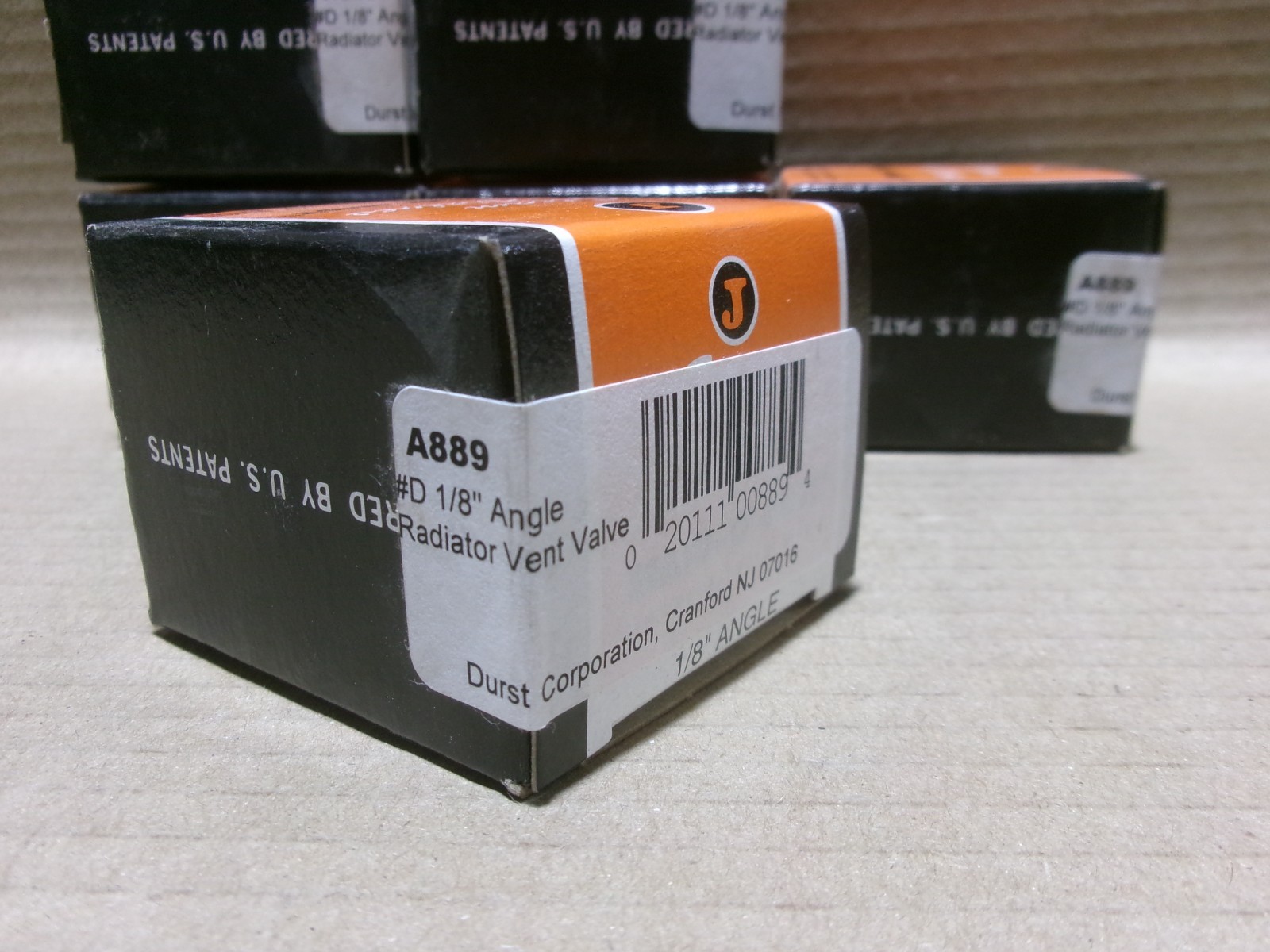 New Maid-O-Mist A889 Lot of 6 #D 1/8″ Angle Radiator Vent Valve AK