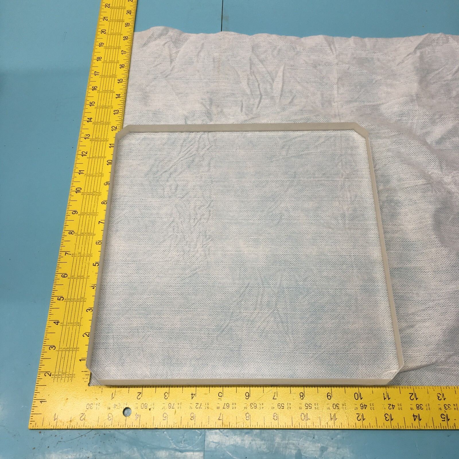 C3-112000-01 12x12x1 QUARTZ DOOR BEVELLED & POLISHED, 137073