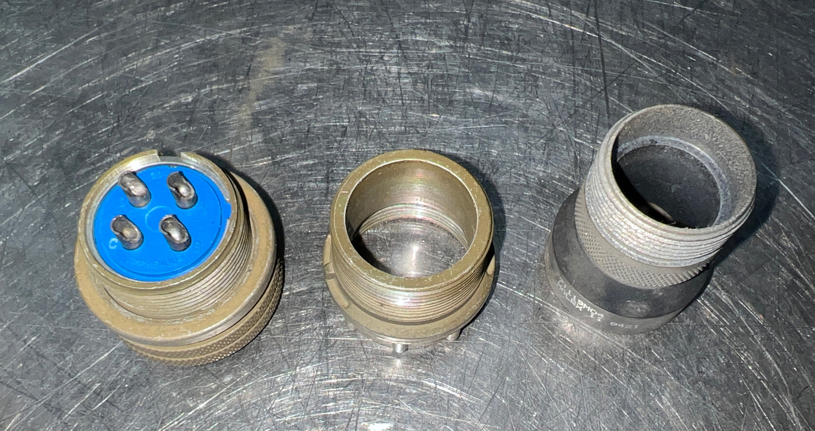 Amphenol Industrial 20-4S 20-4SR Circular Connector Plug. Used SURPLUS