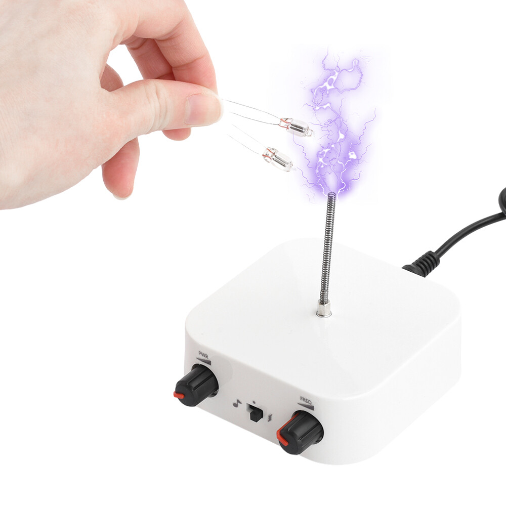 110-220V Bluetooth Music Tesla Coil Arc Generator Artificial Lightning Touchable