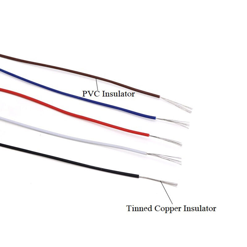 26 28 30 32AWG PVC Electronic Tinned Copper Stranded Wire Flexible Soft Cable