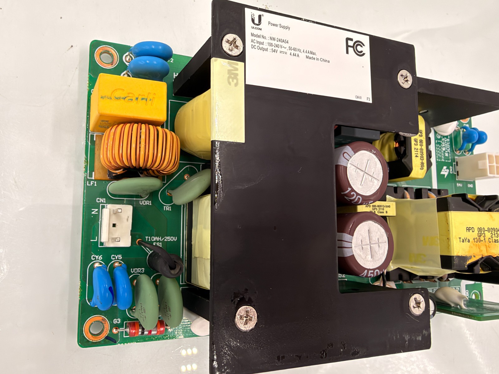 NW-240A54 Power Supply 54V 4.44A – For UniFi Switch 48 POE