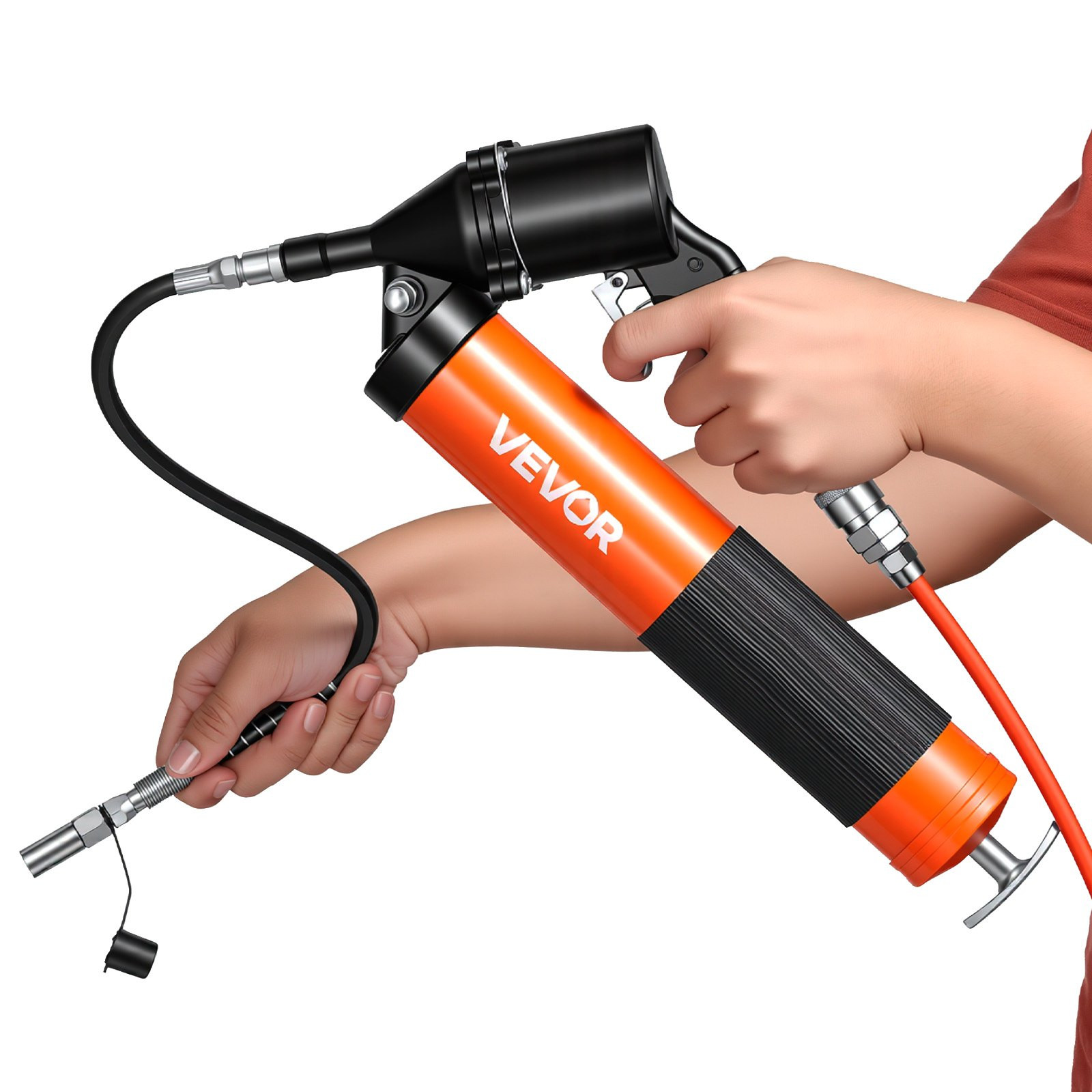 VEVOR High-Pressure Grease Gun Kit – 6000 PSI Heavy Duty Pistol Grip