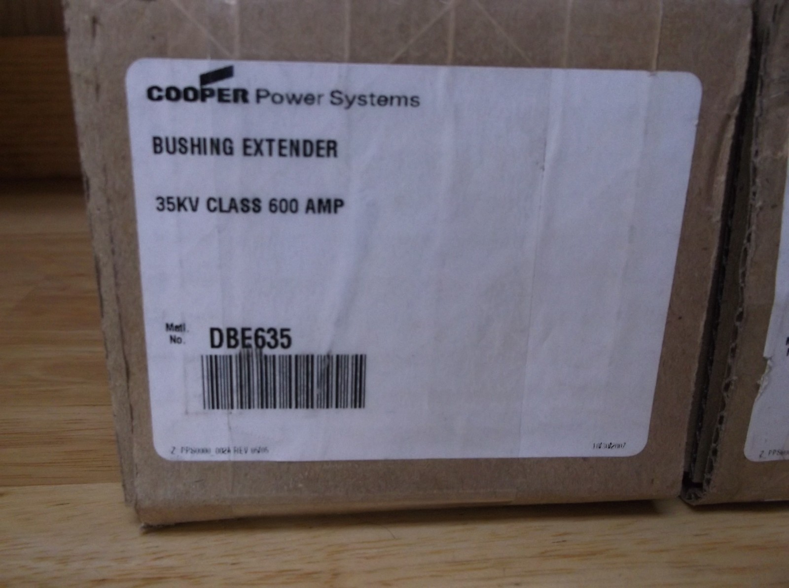 COOPER BUSHING EXTENDER DBE635 LOT OF 2