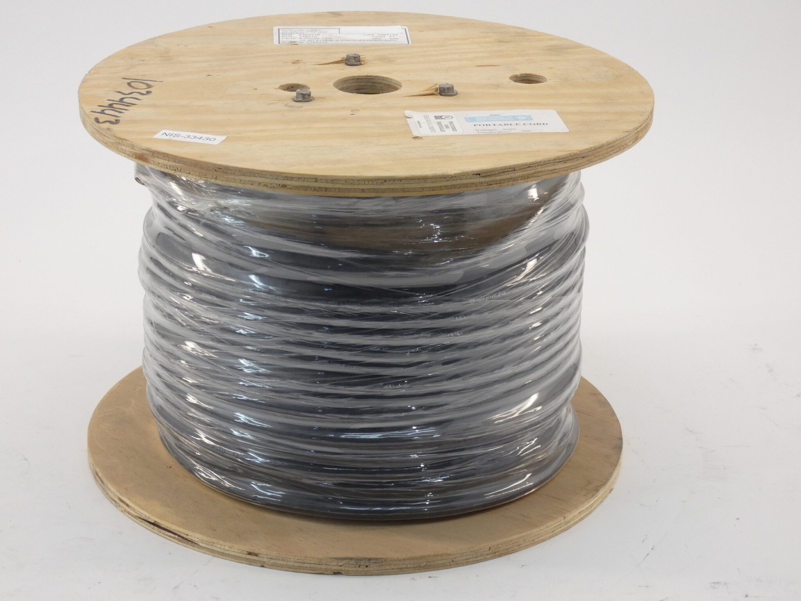 500′ Allied Wire & Cable SJOOW 14/3 Portable Cord 14AWG 300V – NEW Surplus!