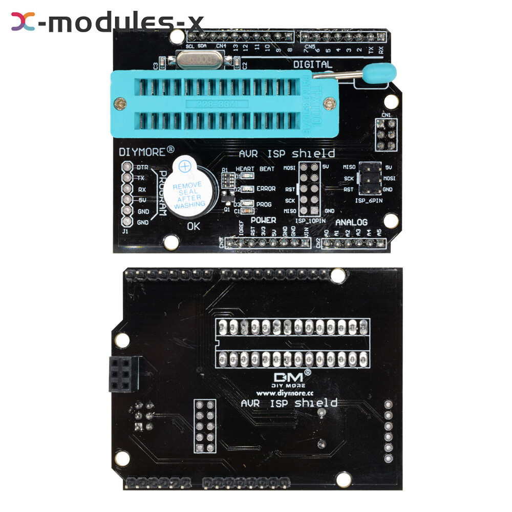 AVR ISP Shield Burning Burn Bootloader Programmer for Arduino UNO R3 New