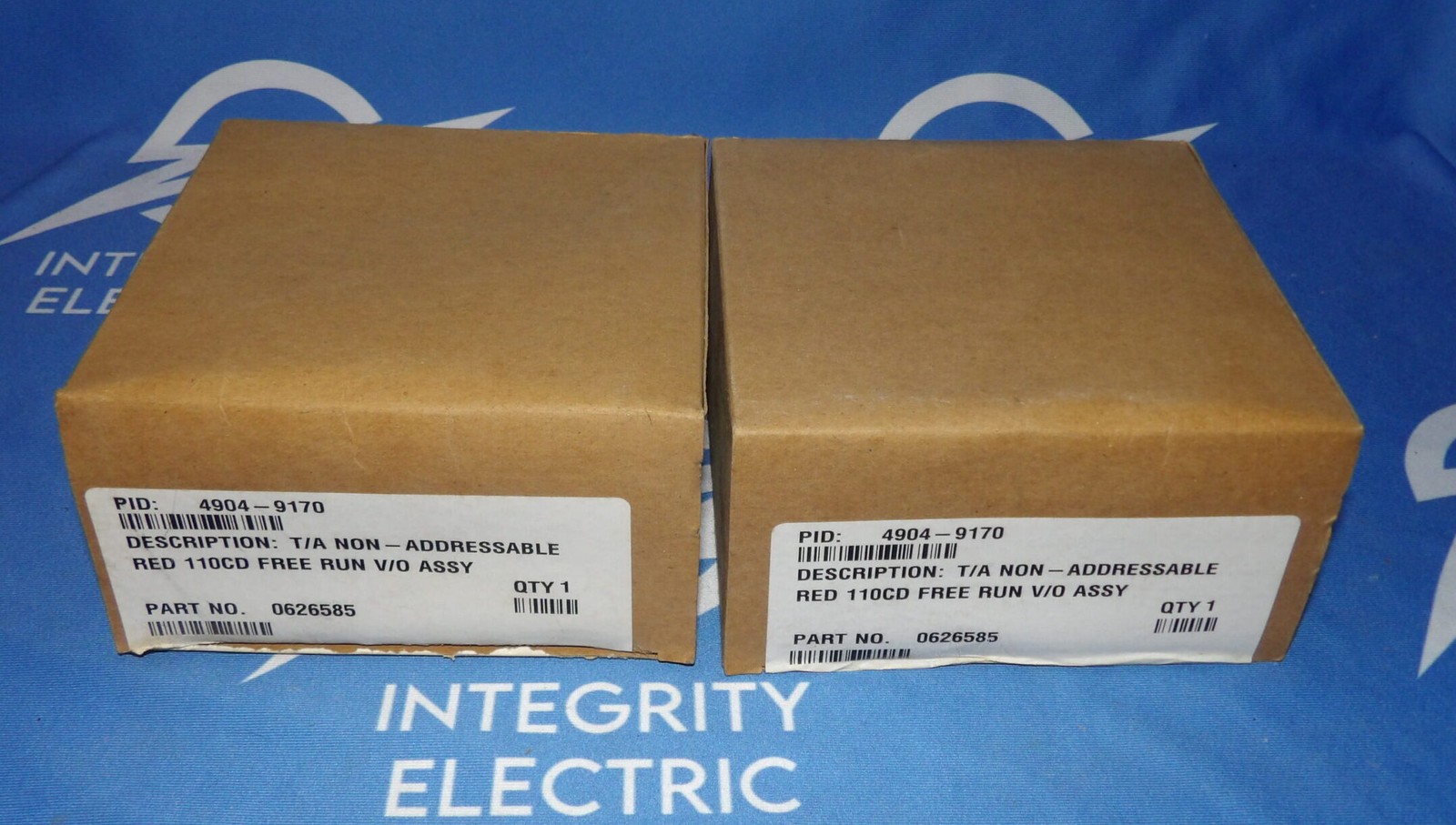 Lot of 2 NIB Simplex 4904-9170 0626585 Non-Addressable Red Fire Alarm + 1 Yea…