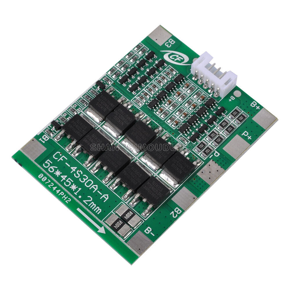 3S/4S BMS PCB Protection Board For 18650 Li-ion Lithium Battery Cell-