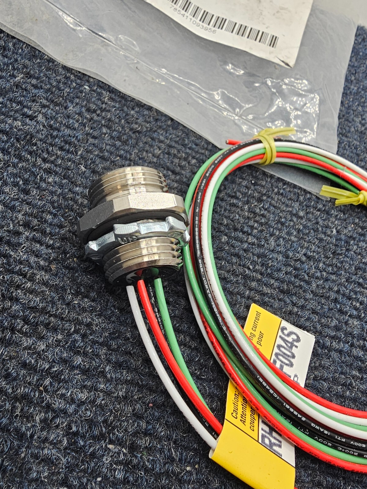 Amphenol TPC RH14APTF004S: Quick-Connex MINI 4 Pole Male Receptacle 4 FT 16 AWG