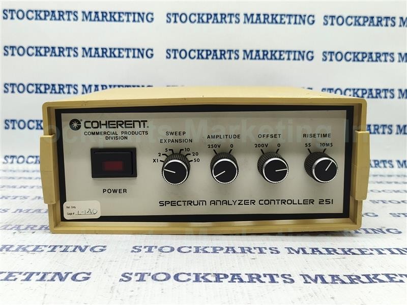 COHERENT 251 Spectrum Analyzer Controller 251 .6A/115V .3A 230V 50-60HZ 40W