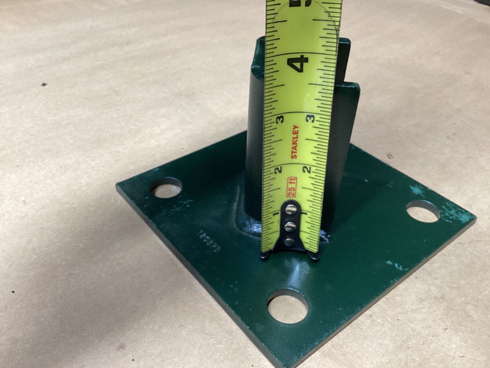 LOT OF 5 B-Line B280GRN 3 1/2”X6”X6” GREEN Post Base FOR B22 SER #108E110PR6*CO