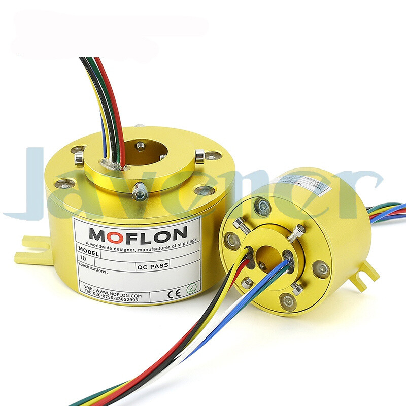 5-60mm Hole 6/12 Wire 2/5/10A 250Rpm Capsule Slip Ring Monitor Robotic Metal