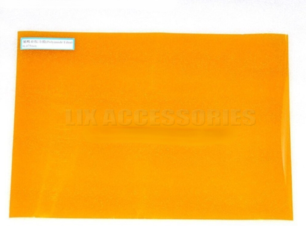 10pcs for Test Imine Film 0.075 PI Film 0.1mm Polyimide Film Sheet 0.05mm Slice