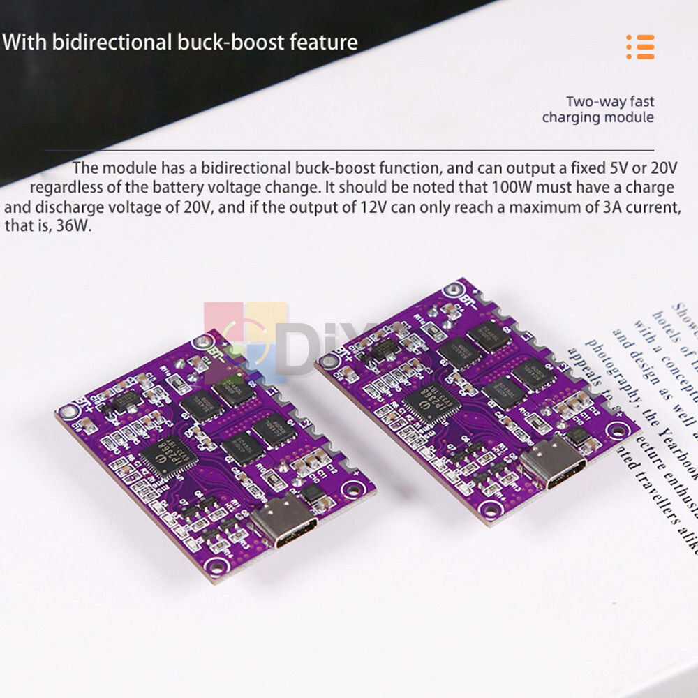 IP2368 Fast Charging Module Charging Power circuit board 100w Step-Up and Down