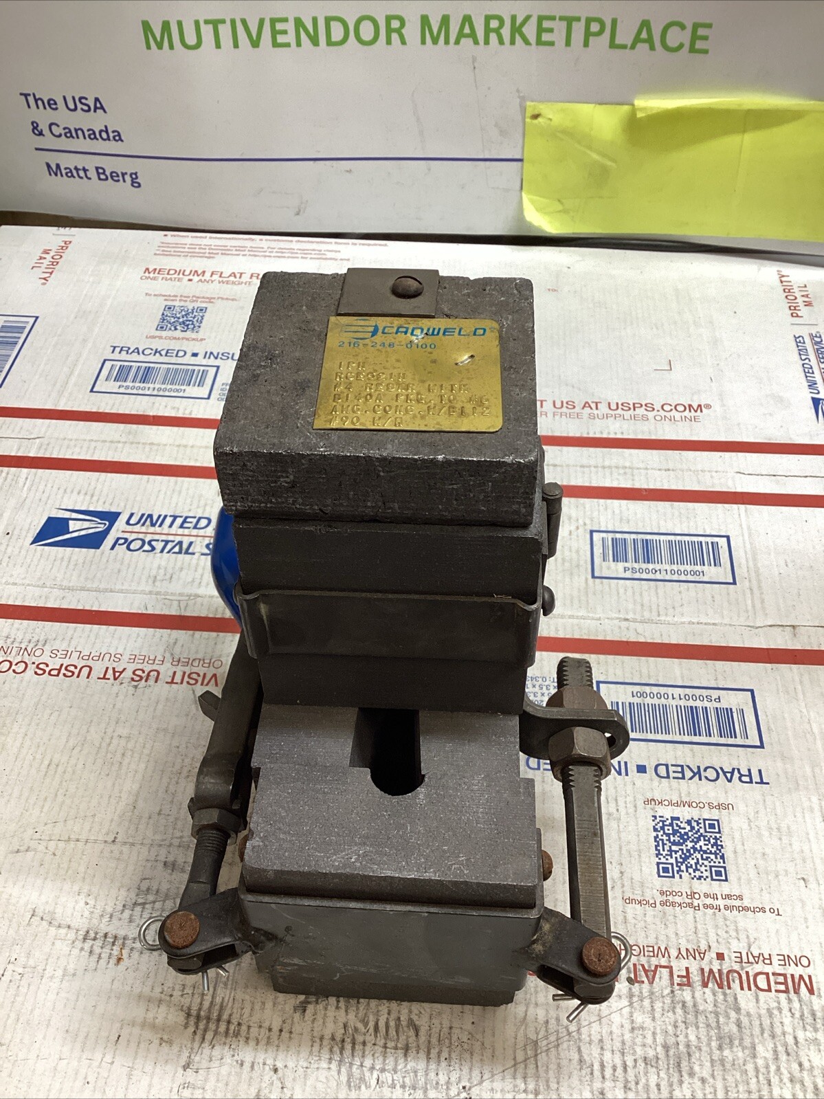 ERICO CADWELD IPH RCE521H MOLD #4 Rebar #6 AWG RUN & TAP #90 CART ED4U 3295