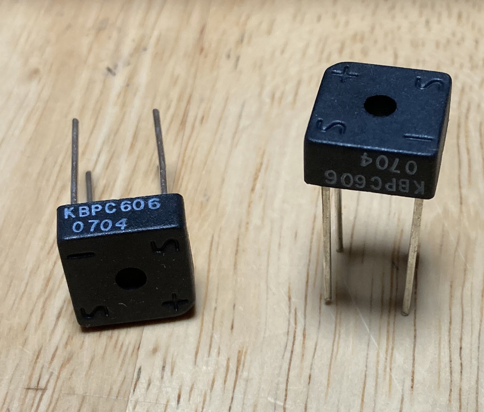 Elite Bridge Rectifier KBPC606 SINGLE PHASE, 6A, 600V (Lot of 2)
